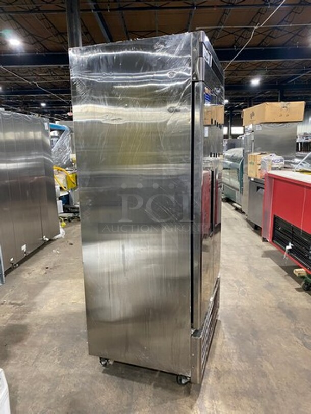 Turbo Air Commercial 2 Door Reach-In Freezer! With Racks! All Stainless Steel! On Casters! Deluxe Series Model: TSF35SD SN: BM3F705048 115V - Image 4 of 11
