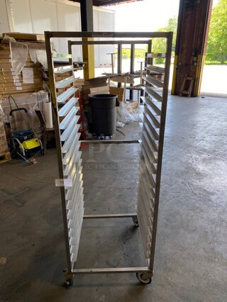 Channel Metal Commercial Pan Transport Rack! 