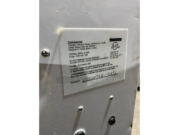 Amazing! COMMERCIAL URBAN CULTIVATOR Model Commercial 001! Serial VLL-1704-103P3 120 Vac/60Hz! - Image 8 of 9