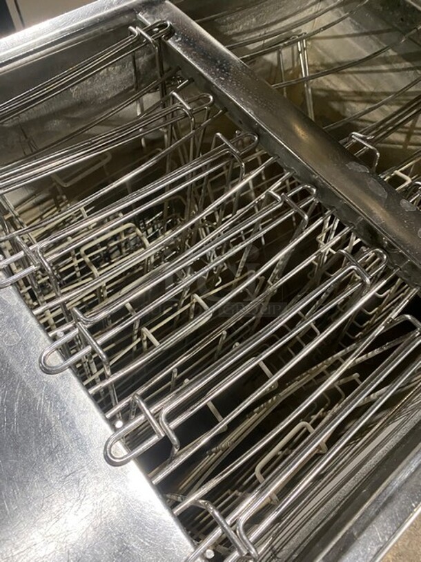 Frymaster Commercial Natural Gas Powered Commercial Pasta Cooker/Rethermalizer! With Backsplash! All Stainless Steel! Working When Removed! MODEL FBCR18CSE SN:1208HR0002 110-120V 1PH  - Image 6 of 11