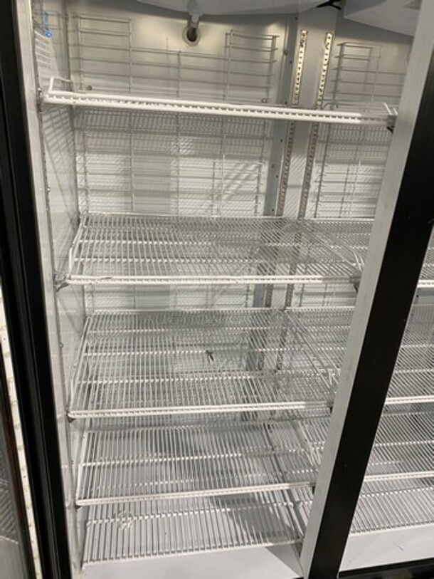 NICE! NEW! SCRATCH-N-DENT! LATE MODEL! 2022 Kool It Commercial 2 Door Reach In Freezer Merchandiser! With View Through Doors! With Poly Coated Racks! Left Side Outer Glass Is Shattered! Model: LX46FB SN: H89220100279 115V 60HZ 1 Phase - Image 6 of 9