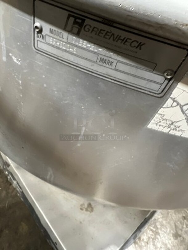 Green Heck Commercial Rooftop Mushroom Exhaust Fan! All Stainless Steel! - Image 4 of 4