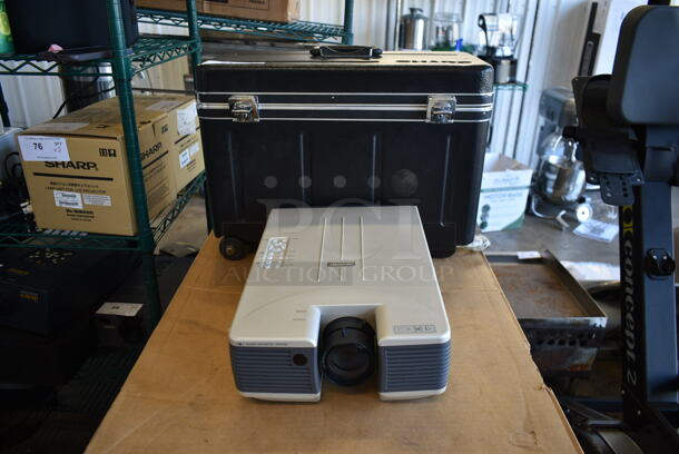 Sharp PG-D100U LCD Projector in Hard Case. 120 Volts, 1 Phase. - Image 1 of 12