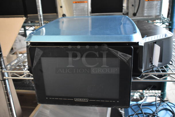 BRAND NEW SCRATCH AND DENT! Hobart HTi-LH4W Metal Countertop Scale w/ Label Printer. Tested and Working! - Image 1 of 12