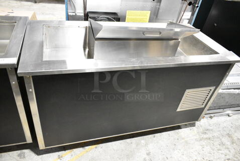 Vollrath 37065-00002-NNA Stainless Steel Commercial Refrigerated Buffet Station on Commercial Casters. 120 Volts, 1 Phase.  Tested and Powers On But Does Not Get Cold