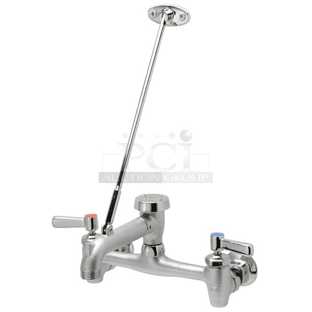BRAND NEW SCRATCH AND DENT! Zurn Elkay Z843M1-RC Wall Mount Service Sink Faucet with 8