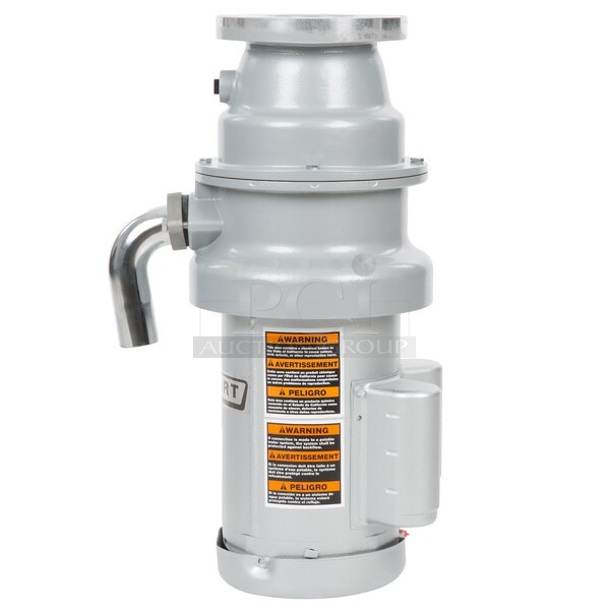 BRAND NEW SCRATCH AND DENT! Hobart FD4/125-3 Commercial Garbage Disposer with Short Upper Housing - 1 1/4 hp, 120/208-240 Volts. - Item #1110468