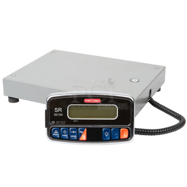BRAND NEW SCRATCH AND DENT! Tor Rey SR-50/100 100 lb. Digital Receiving Bench Scale