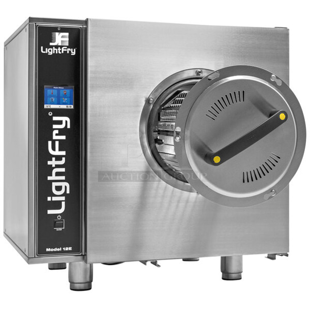 BRAND NEW SCRATCH AND DENT! 2023 Lightfry USA Lightfry 12U-4 Stainless Steel Commercial Countertop Air Fryer. 220 Volts, 3 Phase.