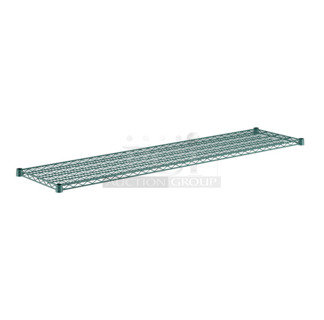 Box of 2 BRAND NEW SCRATCH AND DENT! Regency 460EG1872 18" x 72" NSF Green Epoxy Wire Shelf