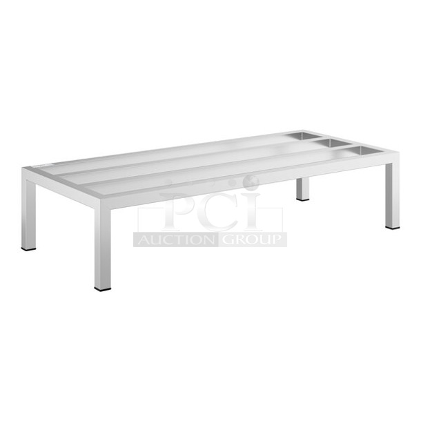 4 BRAND NEW SCRATCH AND DENT! Regency Aluminum Dunnage Racks; 600DUN244212 42x24x12, 600DUN24608 60x24x8, 600DUN24488 48x24x8, 600DUN245412 54x24x12. 4 Times Your Bid! - Image 1 of 9