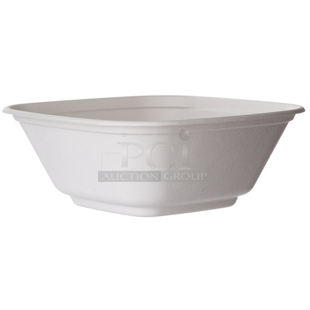 13 BRAND NEW Boxes of Eco Products EP-BL80 80 oz. Compostable Sugarcane Bowl, Regalia Servingware Bowl (Pack of 100). 13 Times Your Bid!  - Image 1 of 6