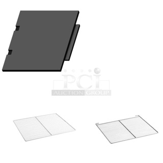 3 BRAND NEW SCRATCH AND DENT! Items Including Hoshizaki TOP KIT-22H Top Kit, 8823406015700 Traulsen 340-60157-00 Shelf, HP3406007402 Traulsen 340-60074-02 Shelf. 3 Times Your Bid! 