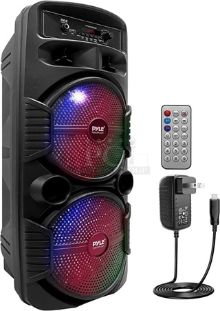 2 IN ORIGINAL BOX! Pyle PPHP2835B Portable Bluetooth PA Speaker System. 2 Times Your Bid! 