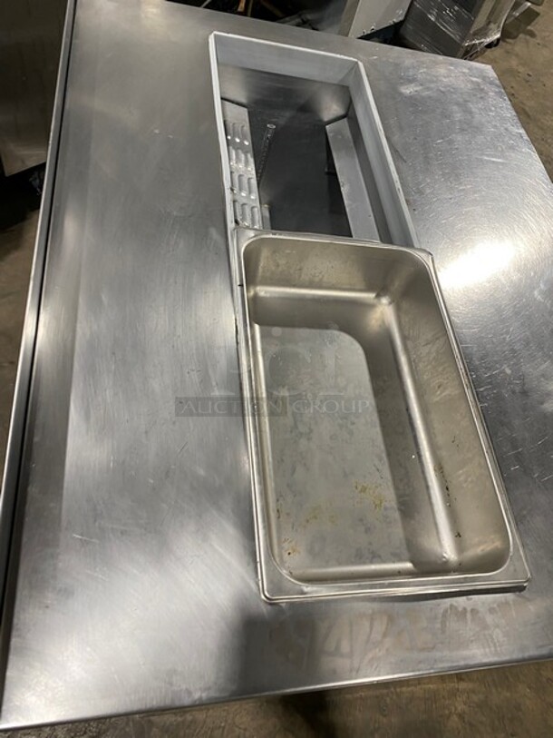 Continental Commercial Refrigerated Sandwich Prep Table! With 2 Door Underneath Storage Space! All Stainless Steel! Model: SW4812 SN: 15742637 115V 60HZ 1 Phase - Image 5 of 10