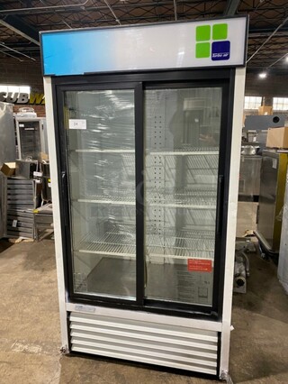 Turbo Air Commercial 2 Door Reach In Cooler Merchandiser! MODEL TGM-35 115V 1PH