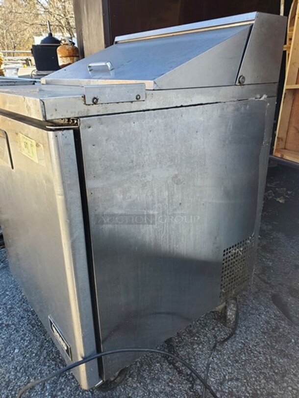 BISON Single Door Sandwich Table on casters! - Image 3 of 6