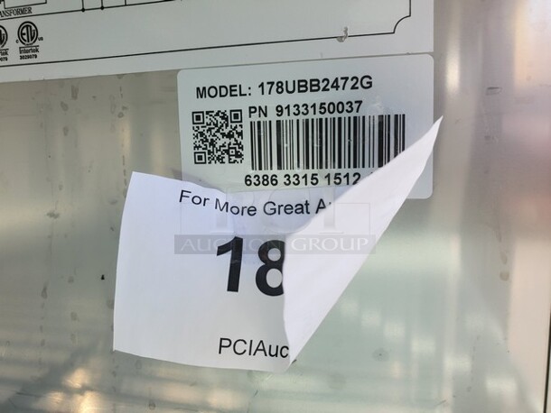 AVANTCO 3 Glass Door Beer Cooler 115Volts 73X25X34 - Image 5 of 8