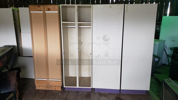 Lot of Tall Wooden Cabinets 

(Location 3) - Image 2 of 5