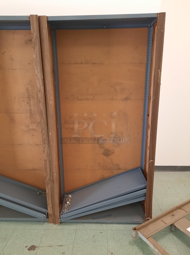 Wood and Metal Shelving Units. 2 Times Your Bid! (Main Building)  - Image 2 of 4