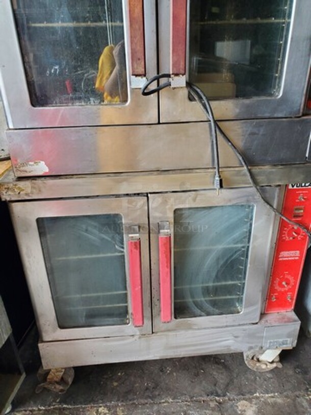 VULCAN Natural Gas Full size Double deck convection Oven  40X40X31 Working!  - Image 3 of 6