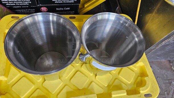  Lot of 2 Stainless Steel Wine Buckets - Image 2 of 4
