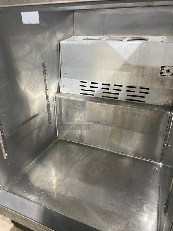 All Stainless Steel Refrigerated  Mega Top Sandwich Prep Table! ON Commercial Casters! - Image 6 of 9
