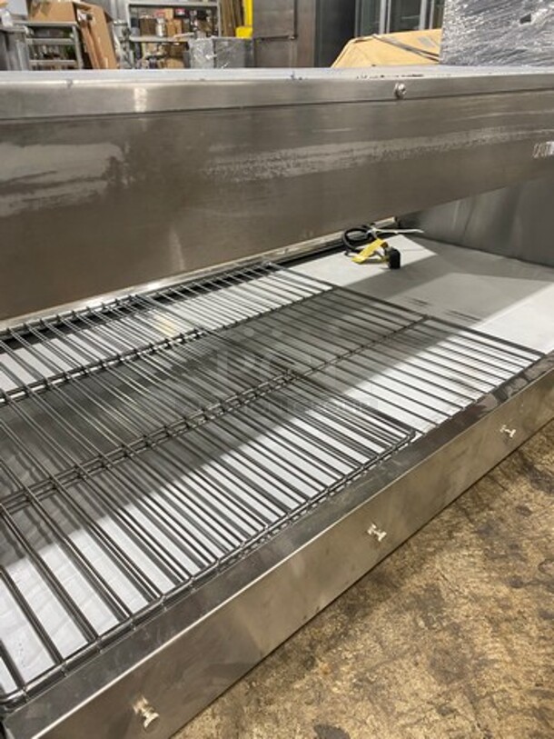 NEW! LATE MODEL! 2016 BKI Commercial Countertop Pass Through Food Warmer Merchandiser! Stainless Steel! On Legs! Model: SM51R SN: 421013C612003 208V 60HZ 1 Phase - Image 5 of 10
