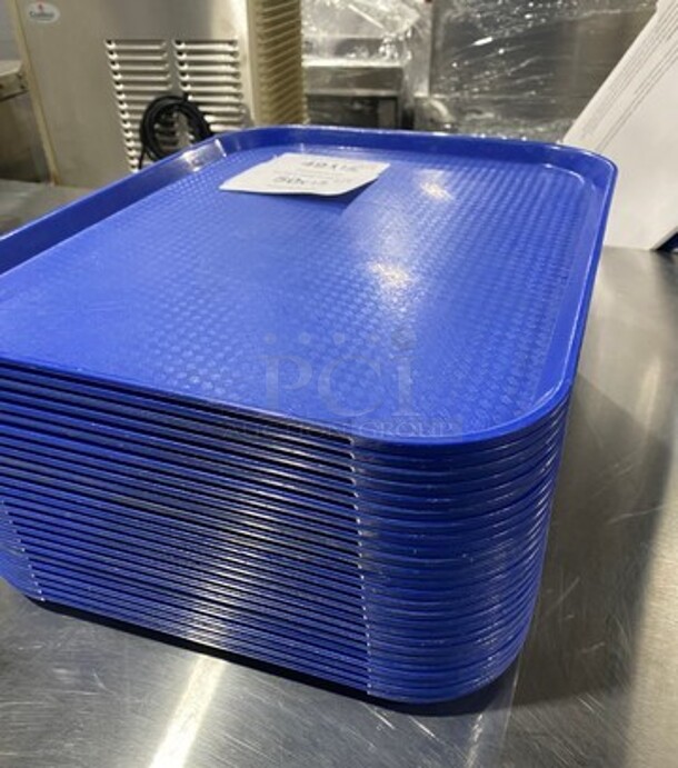 Cambro Blue Poly Food Serving Trays! 13x Your Bid! - Image 2 of 7