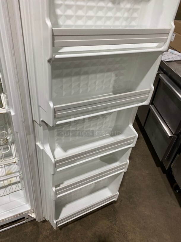 Woods Single Door Reach In Freezer Unit! With Poly Racks And Shelves! Model: V12WUAB SN: 01223653LF 115V - Image 7 of 9