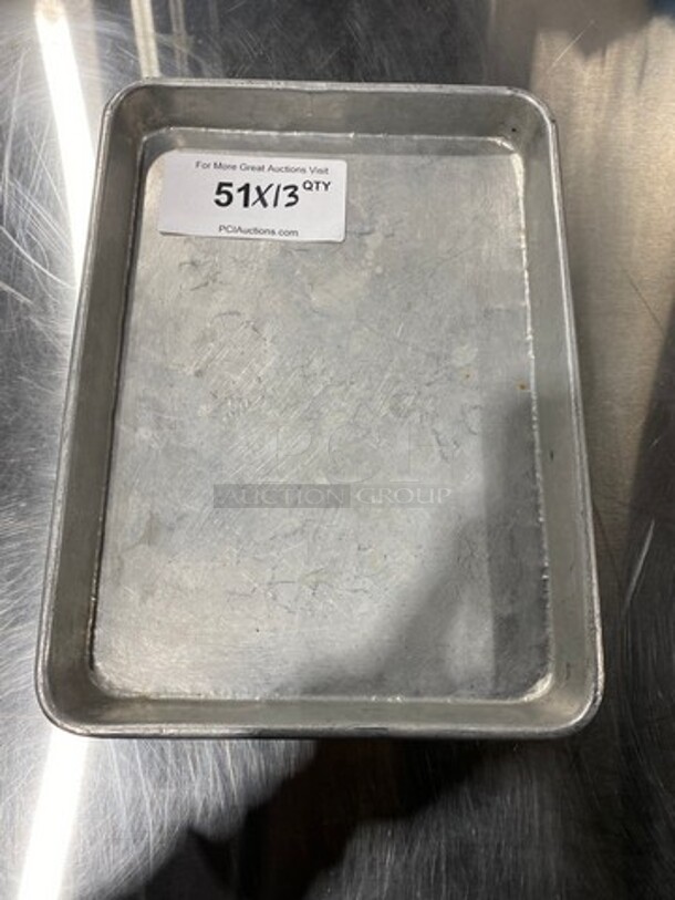 Half Sized Baking Sheet Pans! 13x Your Bid!