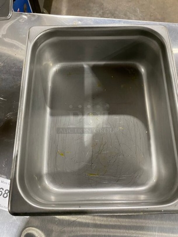 Winco 1/2 Size Drop In Pan! With Lid! All Stainless Steel! Model SPJL204! - Image 5 of 5