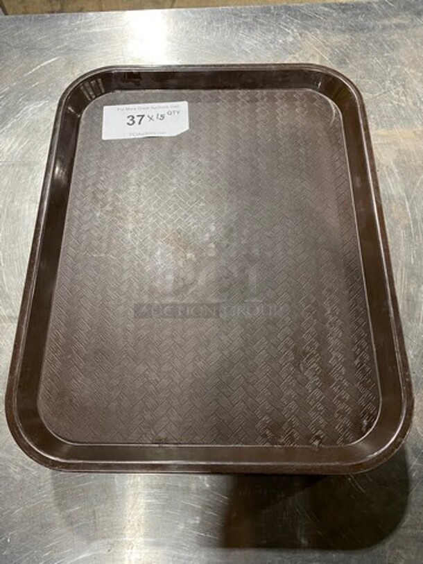 Carlisle Brown Poly Food Serving Trays! 15x Your Bid!