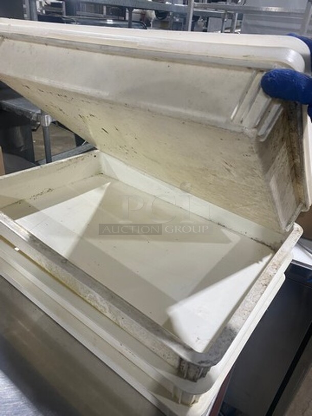 White Poly Food Storage Containers! 5x Your Bid! - Image 8 of 8