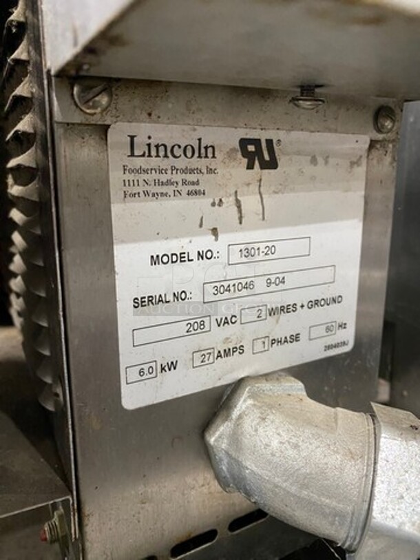 Belshaw/Lincoln Thermoglaze Floor Style Donut Glazing Machine! All Stainless Steel! Model: 130120 SN: 3041046 208V 60HZ 1 Phase - Image 7 of 9