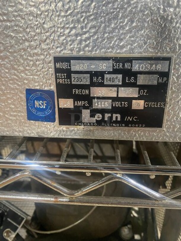 Lern Commercial Drop In Cold Pan! Solid Stainless Steel! On Casters! Model: 620SC SN: 40348 115V - Image 5 of 10