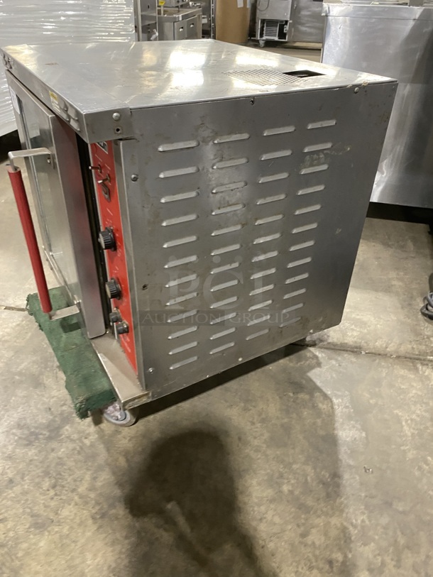 NICE! Vulcan Commercial Electric Powered Single Deck Half Sized Convection Oven! With View Through Door! All Stainless Steel! - Image 2 of 7