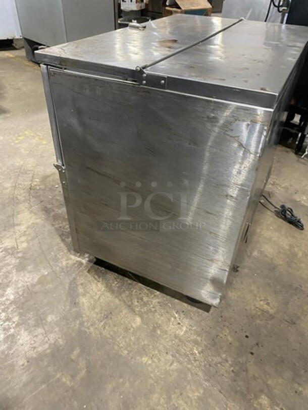 Beverage Air Single Side Access Milk Cooler! Stainless Steel! On Casters! Model: SM49N 115V 60HZ 1 Phase - Image 3 of 7