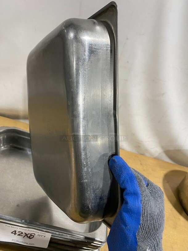 Commercial Stainless Steel Steam Table/Hotel Pans! 8X Your Bid! - Image 4 of 7
