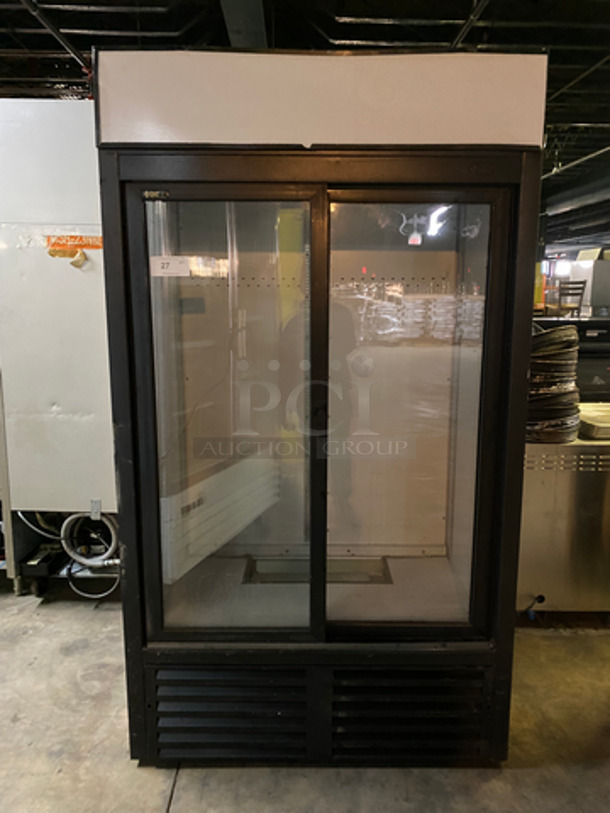 QBD Commercial 2 Door Cooler Merchandiser! With View Through Doors! Model: CD38 SN: 1DW091204123914 115V 60HZ 1 Phase - Image 1 of 9