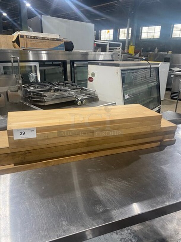 Various Size High Quality Butcher Block Cutting Boards! 7x Your Bid