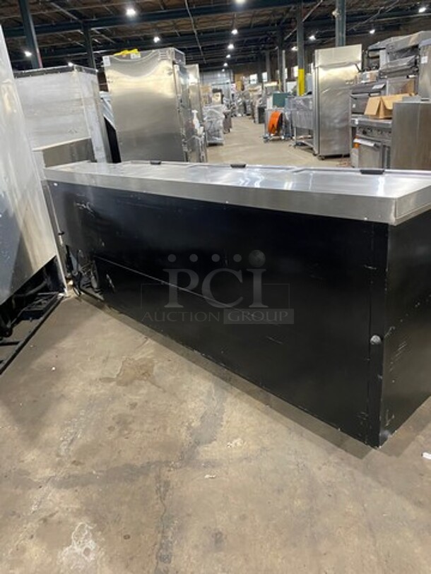 Migali Commercial Bar Back Beer Bottle Cooler! With 3 Sliding Stainless Steel Top Doors! Model: HBC95 SN: 2009020157 115V 1 Phase - Image 3 of 8