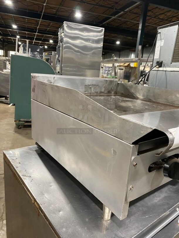 Stainless Steel Countertop Gas Powered Flat Grill! - Image 2 of 7