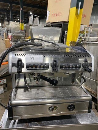 La Spaziale Commercial Countertop Espresso Machine! All Stainless Steel! On Small Legs!