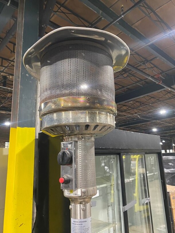 NICE! Stainless Steel Outdoor Gas Propane Heater! MODEL NCZHGKMZMSS SN:2020036114 - Image 2 of 6