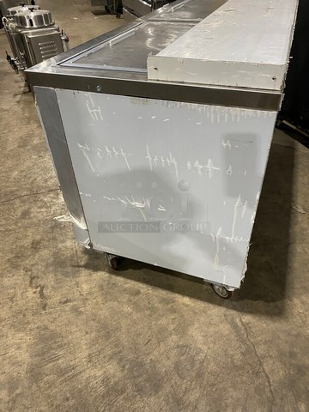 Leader Commercial 2 Top Door Back Bar Beer Bottle Cooler! Solid Stainless Steel! Model: ESBC60SC SN: NO12C0209 115V 60HZ 1 Phase - Image 4 of 9
