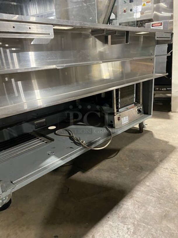 Duke Commercial Sandwich Prep Line Unit! With Slanted Front Glass! With Commercial Cutting Board! All Stainless Steel! On Casters! Model: SUBCPTC60M 120V 60HZ 1 Phase - Image 6 of 9