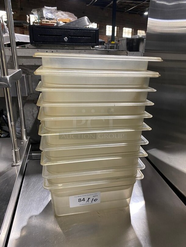 Rubbermaid Poly 1/3 Drop In Pans! 10 X Your Bid! - Image 1 of 4