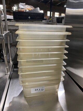 Rubbermaid Poly 1/3 Drop In Pans! 10 X Your Bid!
