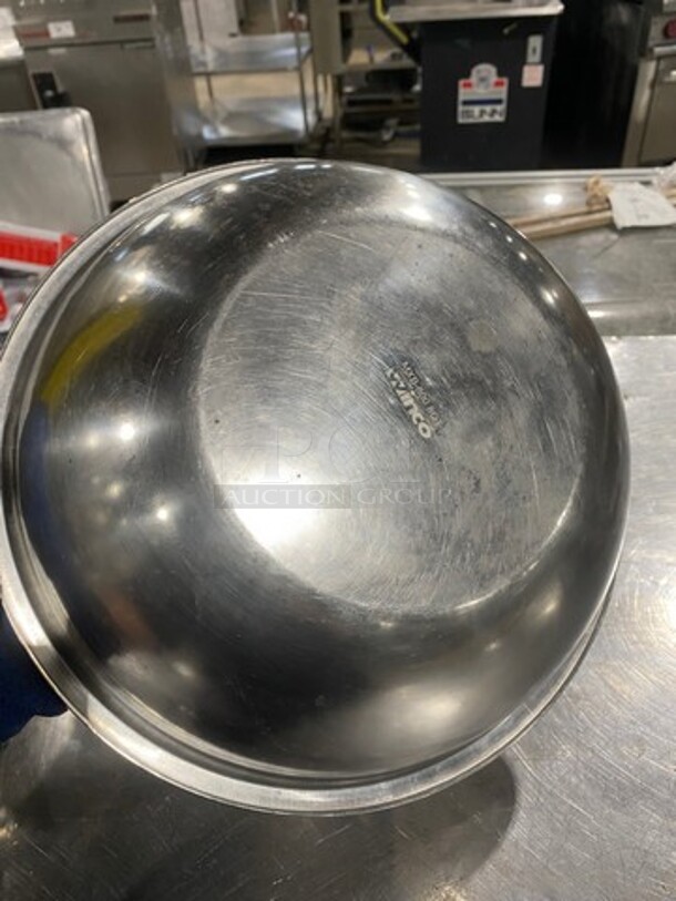 Winco Stainless Steel Assorted Size Mixing Bowls! 3x Your Bid! - Image 3 of 6